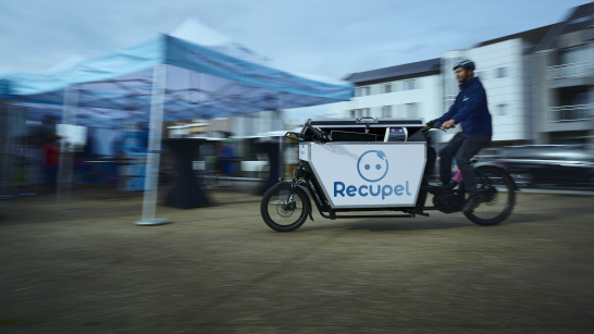 Café Recupel fietskoerier